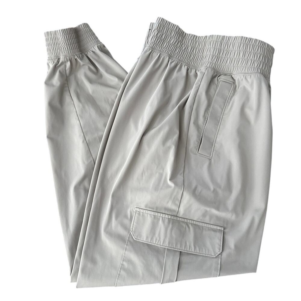Abercrombie YPB Deep Motion Tek Cargo Jogger Pants Ultra High Rise large